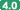 4.0
