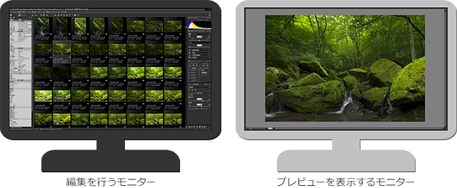 「プレビューウィンドウ」の全画面表示